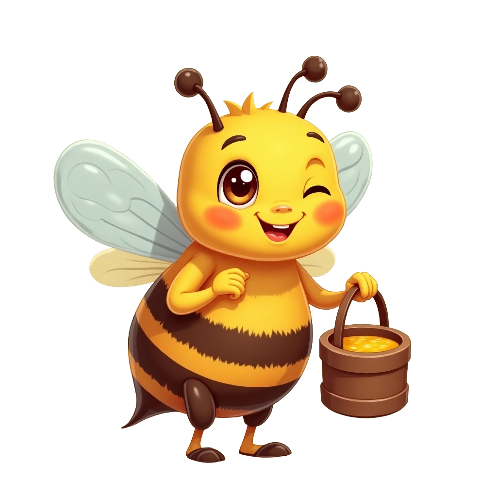 Happy Honey Bee